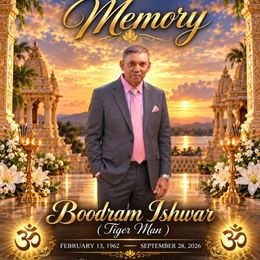 Photo of Boodram Ishwar, obituary