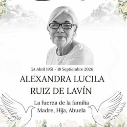 Photo de Alexandra Ruiz, avis de décès