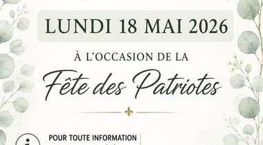 Fêtes des Patriotes 2026