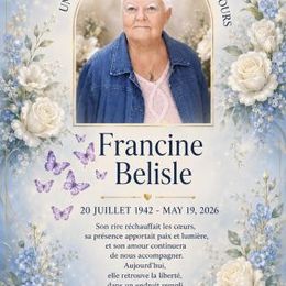Photo of Francine Bélisle, obituary